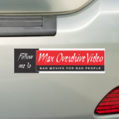 Max. overdrive video-Bumpersticker Bumpersticker (Op auto)