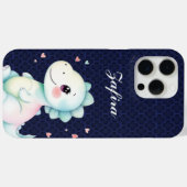 Max Personnalisé Cute Dinosaur coque iphone 15 pro (Verso (horizontal))
