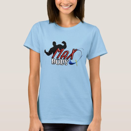 Max-Q Body Ladies Burnout T-Shirt (équipé), Vinta (Devant)