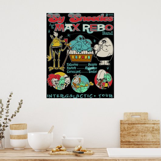 Max Rebo Band TShirt Poster (Keuken)