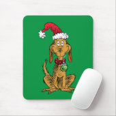 Max the Dog in Santa Hat Muismat (Met muis)