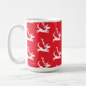 Max the Reindeer Silhouette Koffiemok (Links)