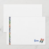 Max Torah Dank je wel A6 Notitiekaartje (Voorkant / Achterkant)