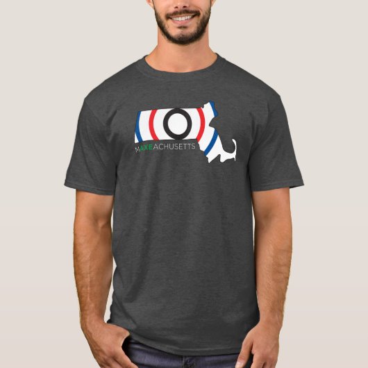 MAXEACHUSETTS grijs T-shirt (Voorkant)