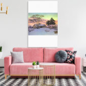 Maxfield Parrish - Afterglow Canvas Afdruk (Insitu (Woonkamer))