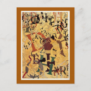  Maxfield Parrish "Alphabet" Briefkaart