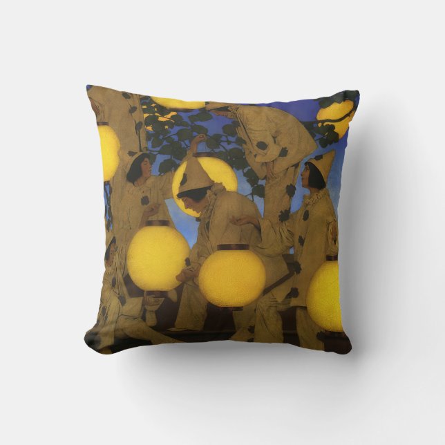 Maxfield Parrish art style Kussen (Voorkant)