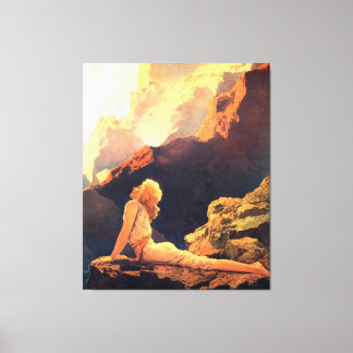 Maxfield Parrish Canvas Afdruk