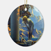 Maxfield Parrish Daybreak II Keramisch Ornament (Links)