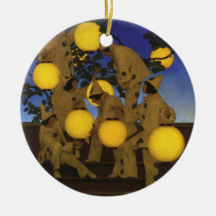Maxfield Parrish De Lantaarn Dragers 1908 Antiek Keramisch Ornament