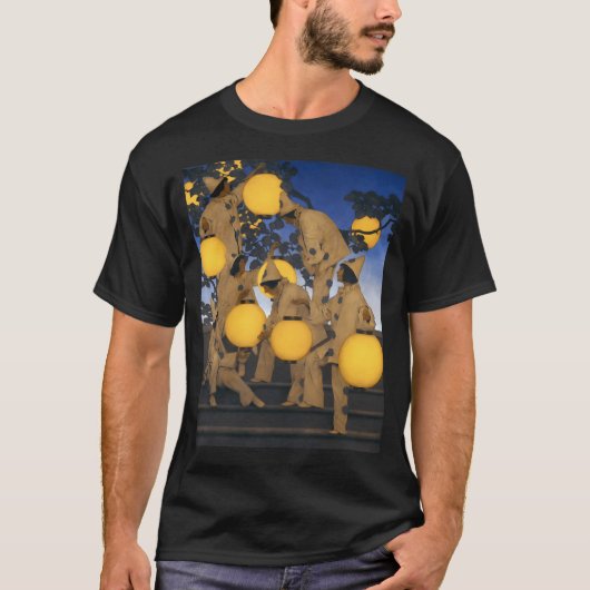 Maxfield Parrish - De lantaarn T-shirt (Voorkant)