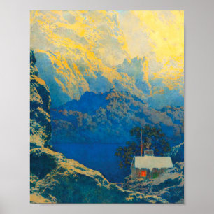 Maxfield Parrish die er vanaf weg ging 1941 Poster