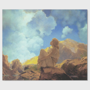 Maxfield Parrish Ochtend 1922 Wolk Blauw Kunstschi Cadeaupapier