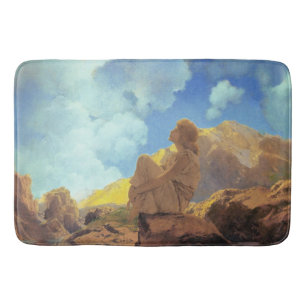 Maxfield Parrish Ochtend 1922 Wolkenblauw Kunstsch Badmat