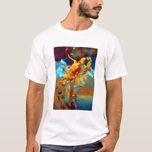 Maxfield Parrish Prometheus T-shirt (Voorkant)