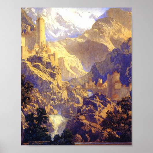 Maxfield Parrish Romance 1922 Poster (Voorkant)