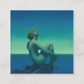 Maxfield Parrish Stars Vierkante Visitekaartje (Voorkant)