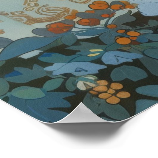  Maxfield Parrish stijl Nordic Prince Poste Poster (Hoek)