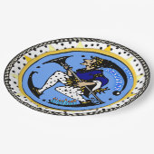 Maxfield Parrish-y Hanukkah Elf v2 Papieren Bordje (Gekanteld)