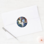 Maxfield Parrish's Fair Princess en de Gnomes Ronde Sticker (Envelop)