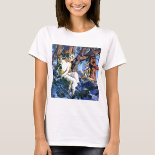 Maxfield Parrish's Fair Princess en de Gnomes T-shirt