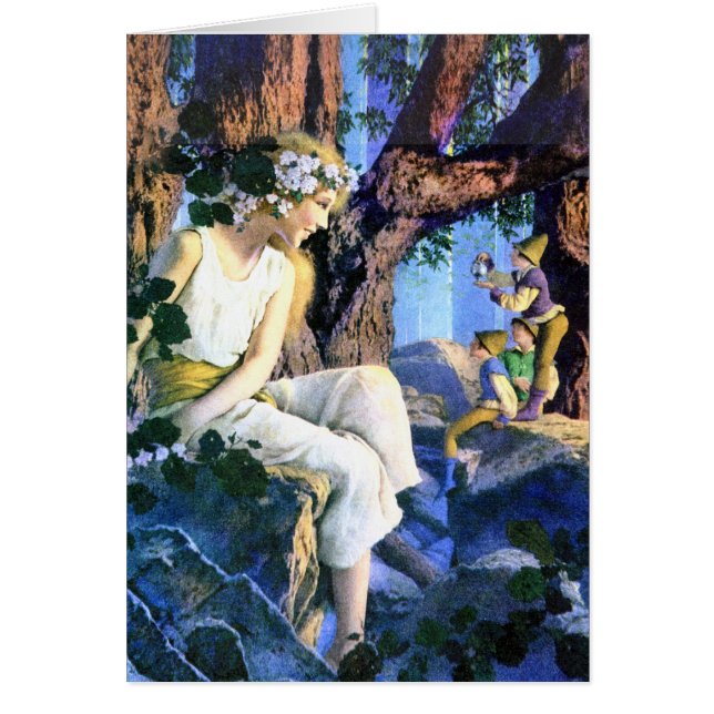 Maxfield Parrish's Fair Princess et les Gnomes (Devant)