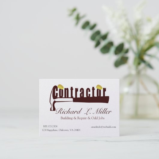 Maxi Sturdy Pet Builder Constructeur Visitekaartje (Staand voorkant)