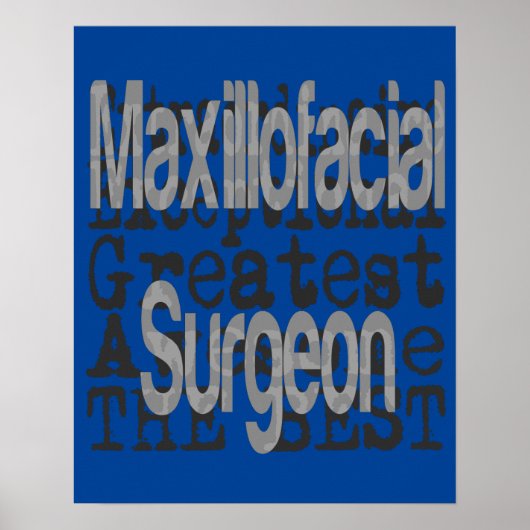 Maxillofaciale chirurg Extraordinaire Poster (Voorkant)