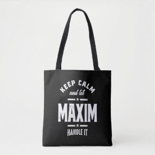 Maxim Persoonlijke naam Birthday Draagtas