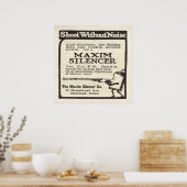  Maxim Silencer en vanaf 1920 Poster (Keuken)