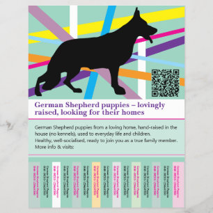 Maximaal Duitse Herdershond gepersonaliseerde Flye Flyer