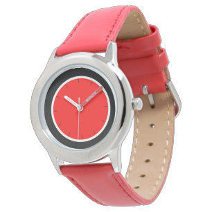 maximaal rood en zwart horloge