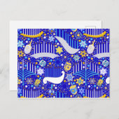 Maximal Hanukkah Feestdagenkaart (Voorkant / Achterkant)