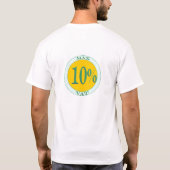 Maximale belasting, BTW, nationale verzekering 10% T-shirt (Achterkant)