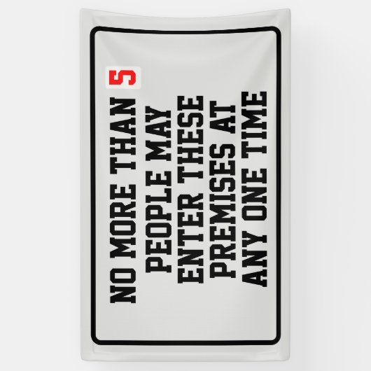 Maximale bezettingsgraad bewerkbaar spandoek (Verticaal)