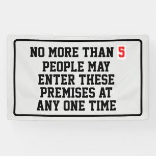 Maximale bezettingsgraad bewerkbaar spandoek