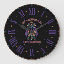 Maximale fitness Hero Wall klok