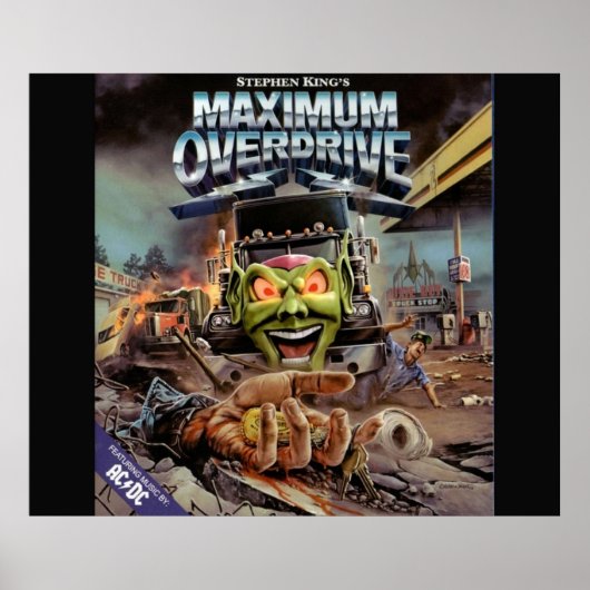 Maximale overdrive poster (Voorkant)