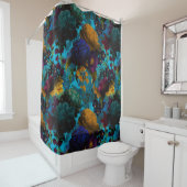 Maximalisme Mystic Bold Moody Florals Douchegordijn (In situ)