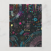 Maximalist Abstract Expression Briefkaart (Voorkant)