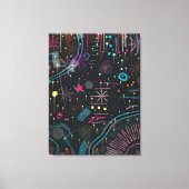 Maximalist Abstract Expression  Canvas Afdruk (Voorkant)