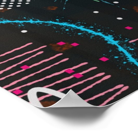 Maximalist Abstract Expression Poster (Hoek)