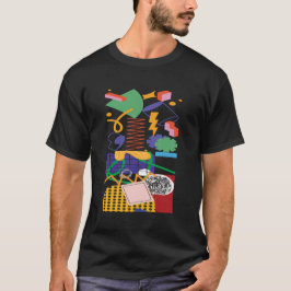 Maximalist Art Inspired Design T-shirt