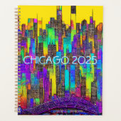Maximalist Chicago Skyline Planner (Voorkant)