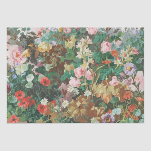 Maximalist Dream bloemenprint Tissuepapier (Voorkant)