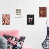 Maximalist Leopard Print Wall Art – 4-delig vet & Muurkunst Sets (Woonkamer)