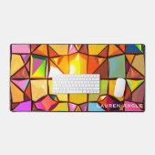 Maximalist Mosaic Mirror Aesthetic Office (Clavier et souris)
