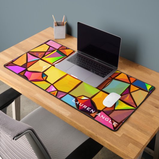Maximalist Mosaic Mirror Aesthetic Office Bureaumat (Kantoor 2)