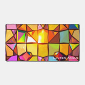 Maximalist Mosaic Mirror Aesthetic Office Bureaumat (Voorkant)