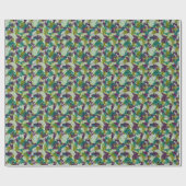 Maximalist Paint Splatters Cadeaupapier (Vlak)